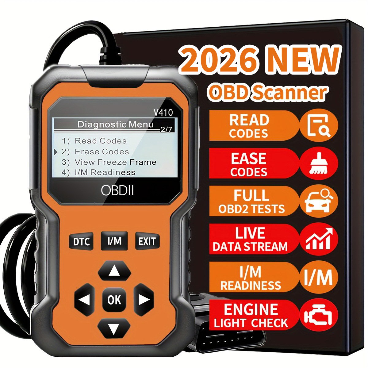 🚘OBD2 Advanced Diagnostic Tool Professional Engine Code Reader 🛡️