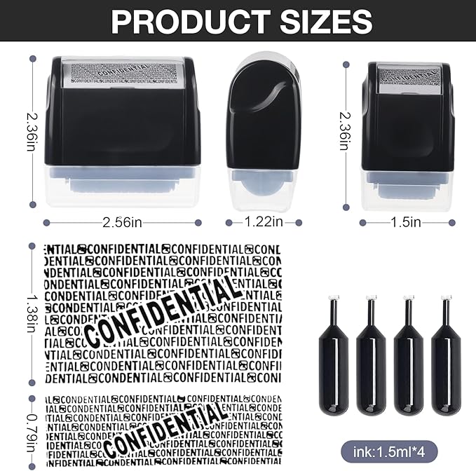 🔥🔥Privacy Protection Security Roller Stamp — Address & Billing Info Blocker, Home & Office Mailing Essentials 100m Long-Lasting Roll