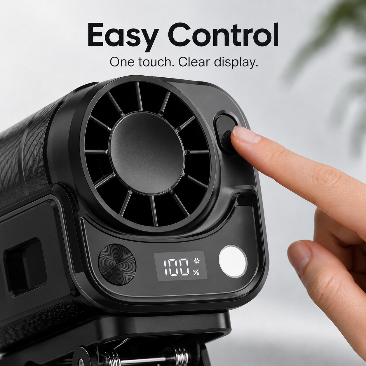 Semiconductor Clamp-On Cooling Fan — Portable Clamp-On Fan