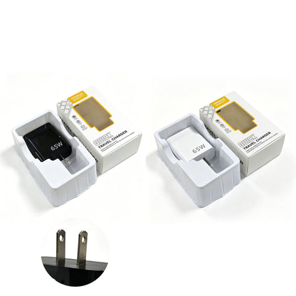 ⚡65W 5-Port Fast Charger｜PD QC Multi USB C Wall Charger