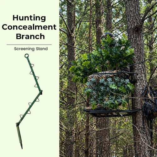 🌿Hunting Camouflage Branch Stand, Concealment Support Gear for Outdoor Hunting & Wildlife Shooting