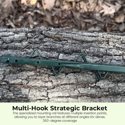 🌿Hunting Camouflage Branch Stand, Concealment Support Gear for Outdoor Hunting & Wildlife Shooting