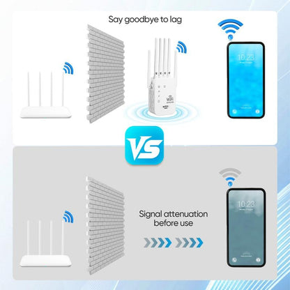 ⏰BLACK FRIDAY SALE🎁 WiFi Extender 2026 6-Antenna Strong Signal