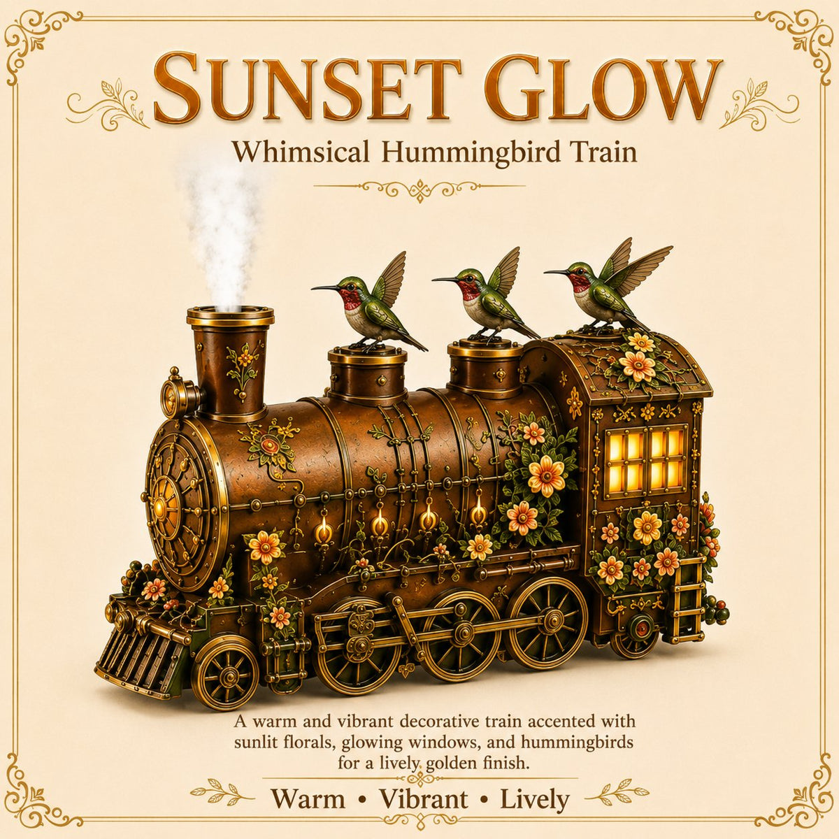 🔥Last Day 49% OFF🚂 Hummingbird Train Diffuser