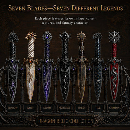 🎁Dragon Relic Fantasy Decorative Dagger Collection