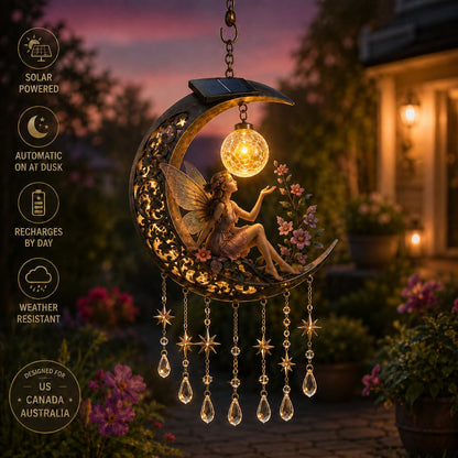 Enchanted Moon Solar Garden Lights-A Little Moonlight. A Little Magic. Every  Night.