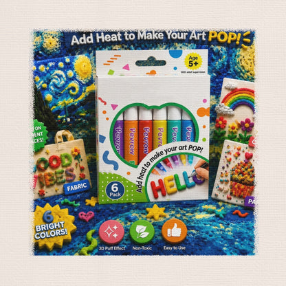 🎁 3D Relief Art Pen – Turn Flat Drawings Into Touchable 3D Art🪄