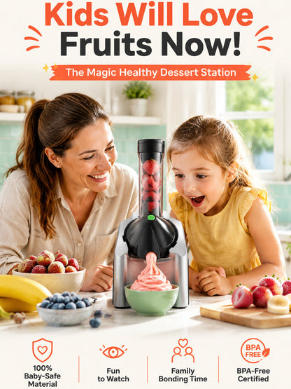 🍦Healthy Fruit Ice Cream Maker, 100% Natural No‑Sugar Homemade Dessert Machine, BPA‑Free Kid‑Safe Frozen Treat Tool🍓