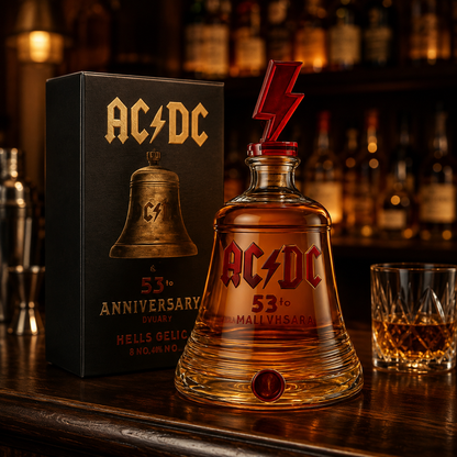 🔔 AC/DC 53rd Anniversary Hell’s Bells Decanter Bottle🔥
