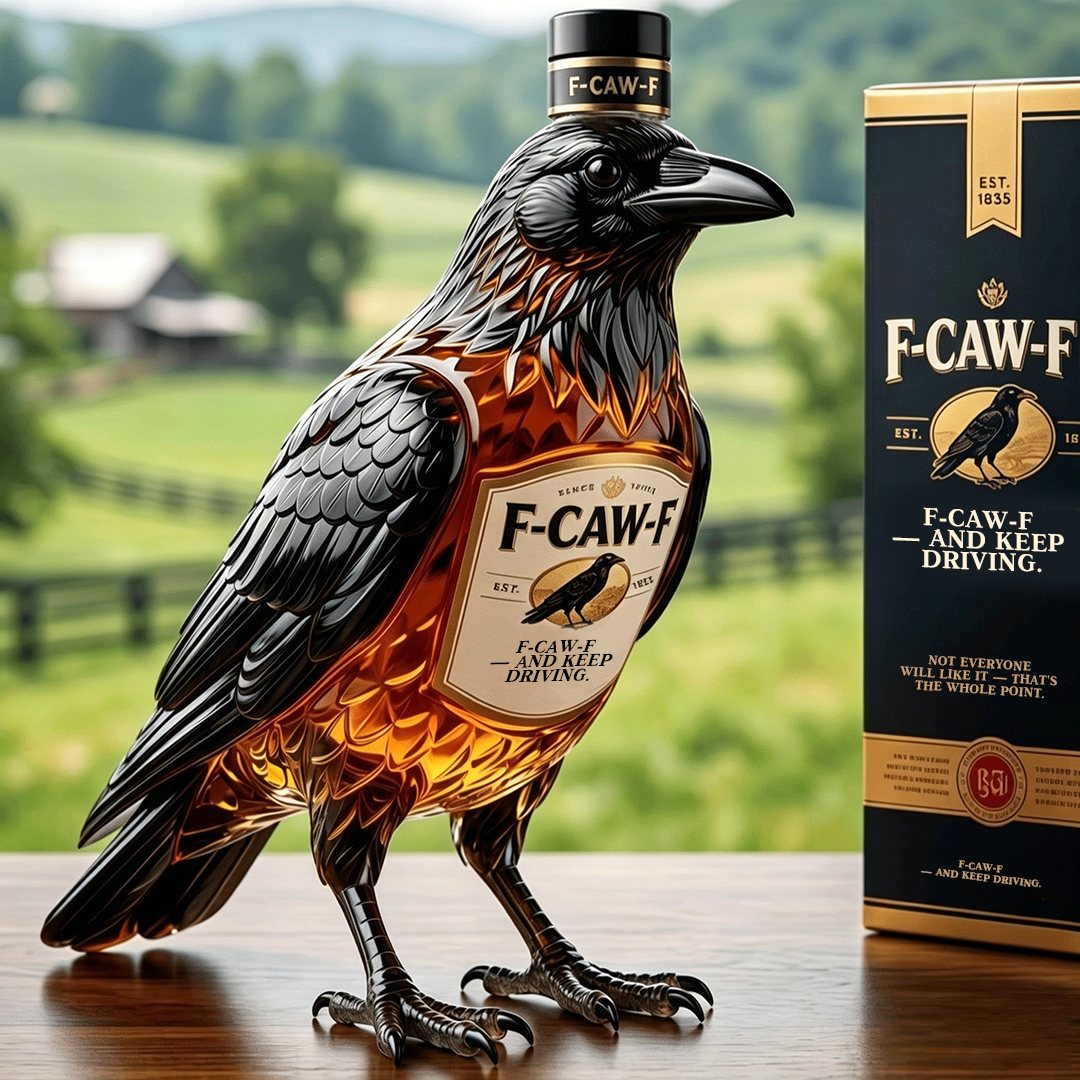 💥The F-CAW-F whisky Bottle — For Those Who Laugh at Life and Give Zero F*cks!(🎁BUY 2 FREE SHIPPING)