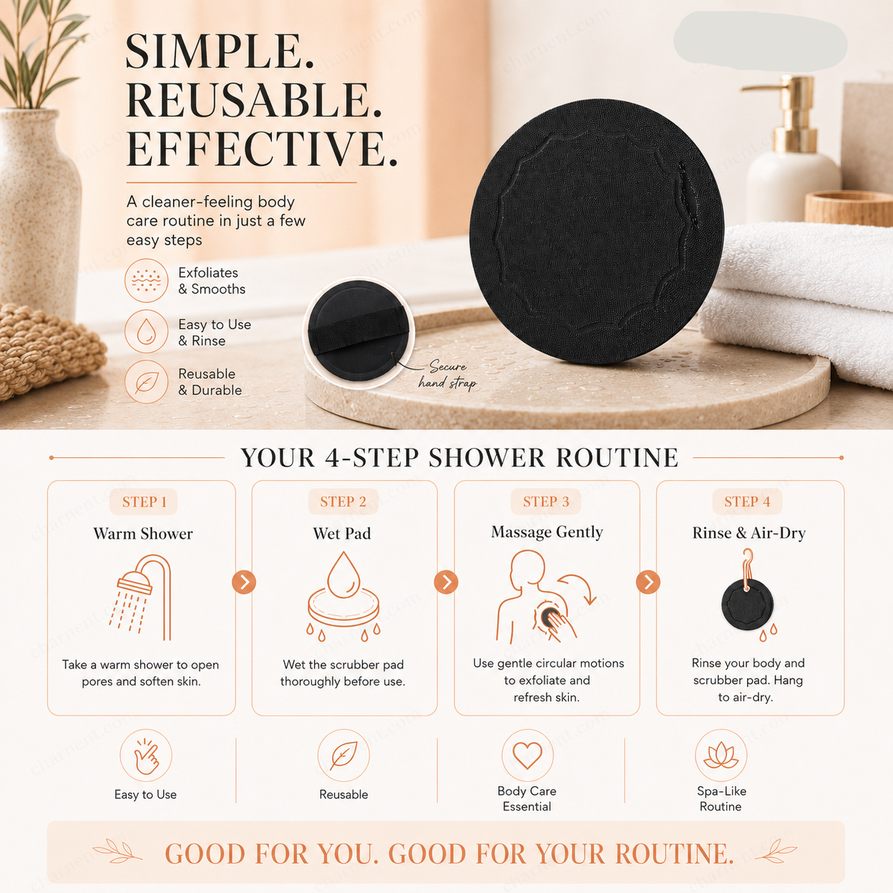 🥳2026 HOT SALE💞50K+ SOLD!🌸 50% OFF! Scrub Bath Pads – Gently exfoliate, unclog pores, reveal brighter skin. Durable rubber, easy to rinse. A little scrub goes a long way! ✨ 🛀