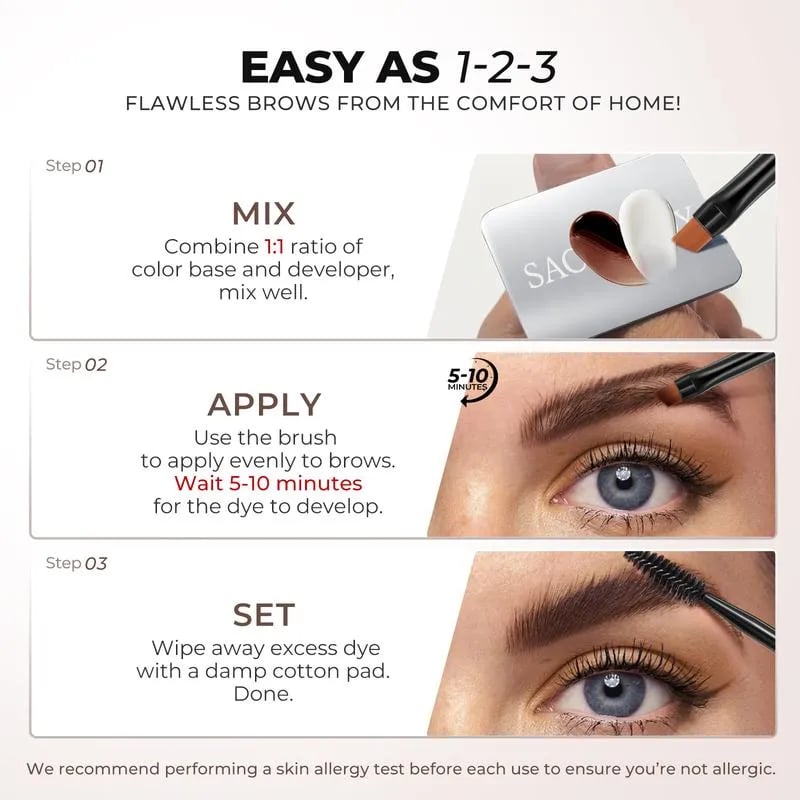 ⭐HOT SALE✨Semi-Permanent Eyebrow Tint Kit
