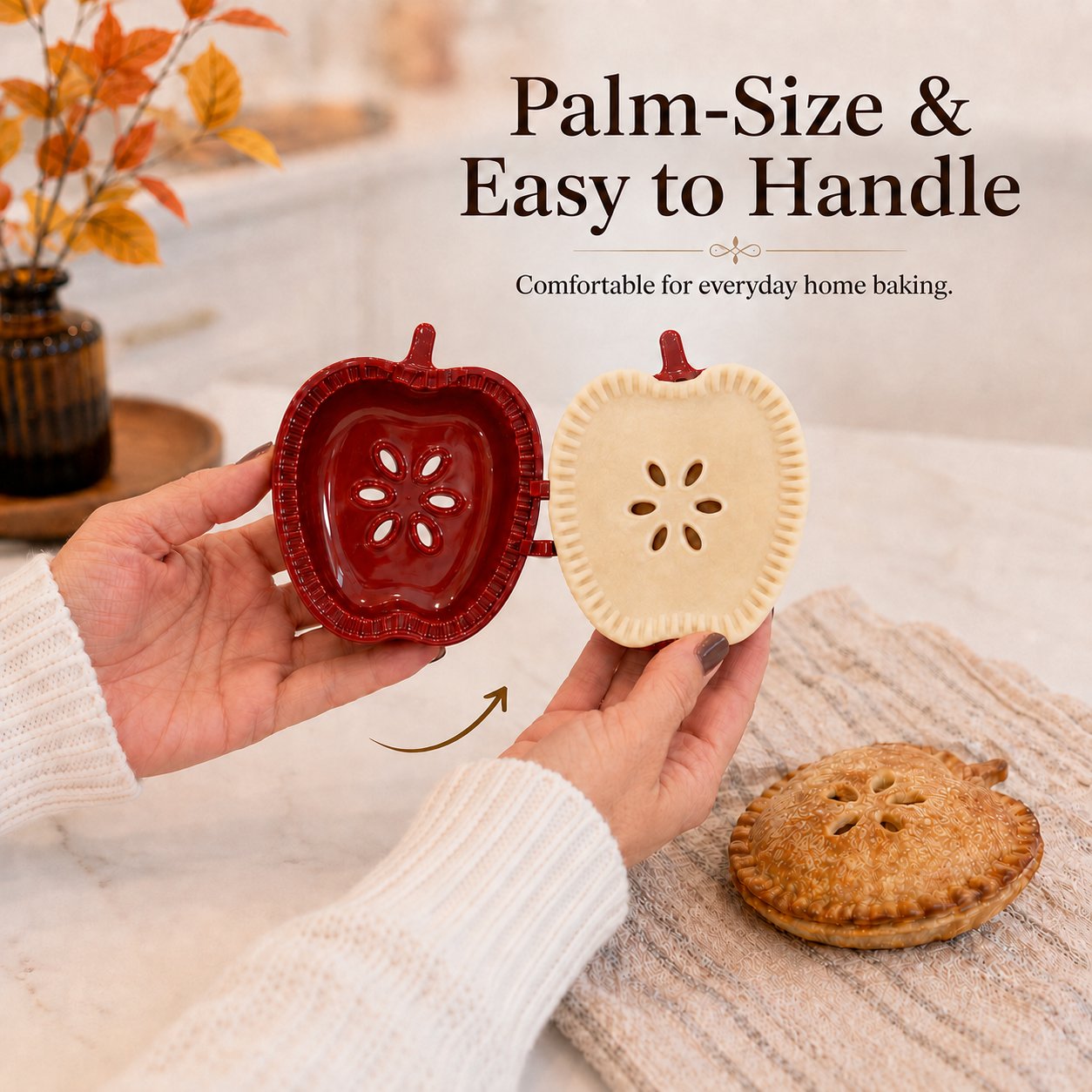🥧Beginner‑Friendly Mini Hand Pie Press Mold | 6 Shapes Easy Homemade Pastry Dough Press Mould 🍎