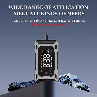 🔌🚗12V/24V Smart Battery Charger, Maintainer & Trickle Charger 🔋