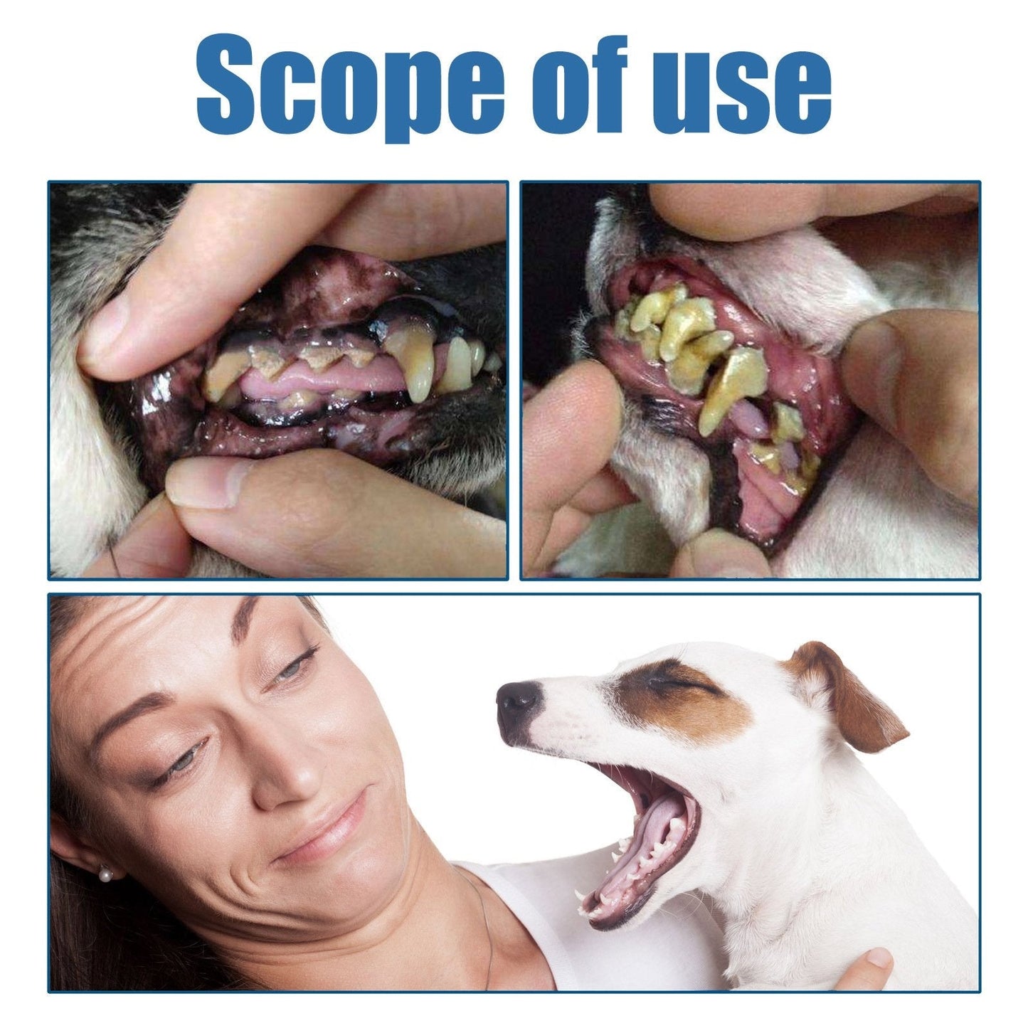 🐶Foam for removing tartar from pet teeth – Fresh breath & healthy teeth, no brushing required! 🦷