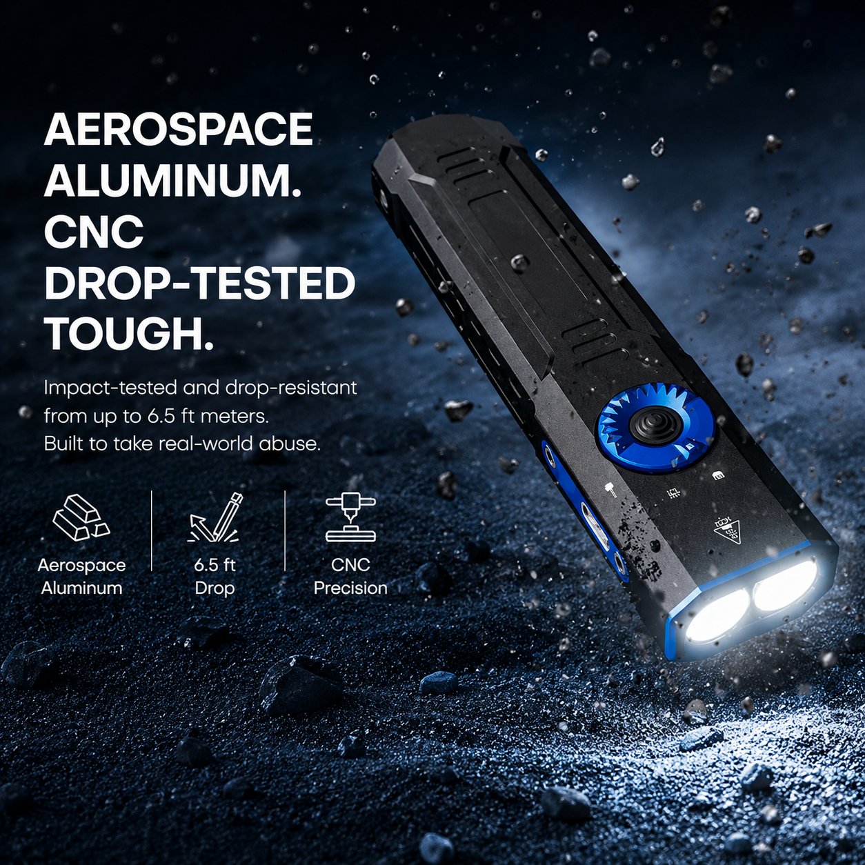 💡Turn Night Into Day: Pocket‑Size High‑Lumen Tactical Flashlight 🛡️