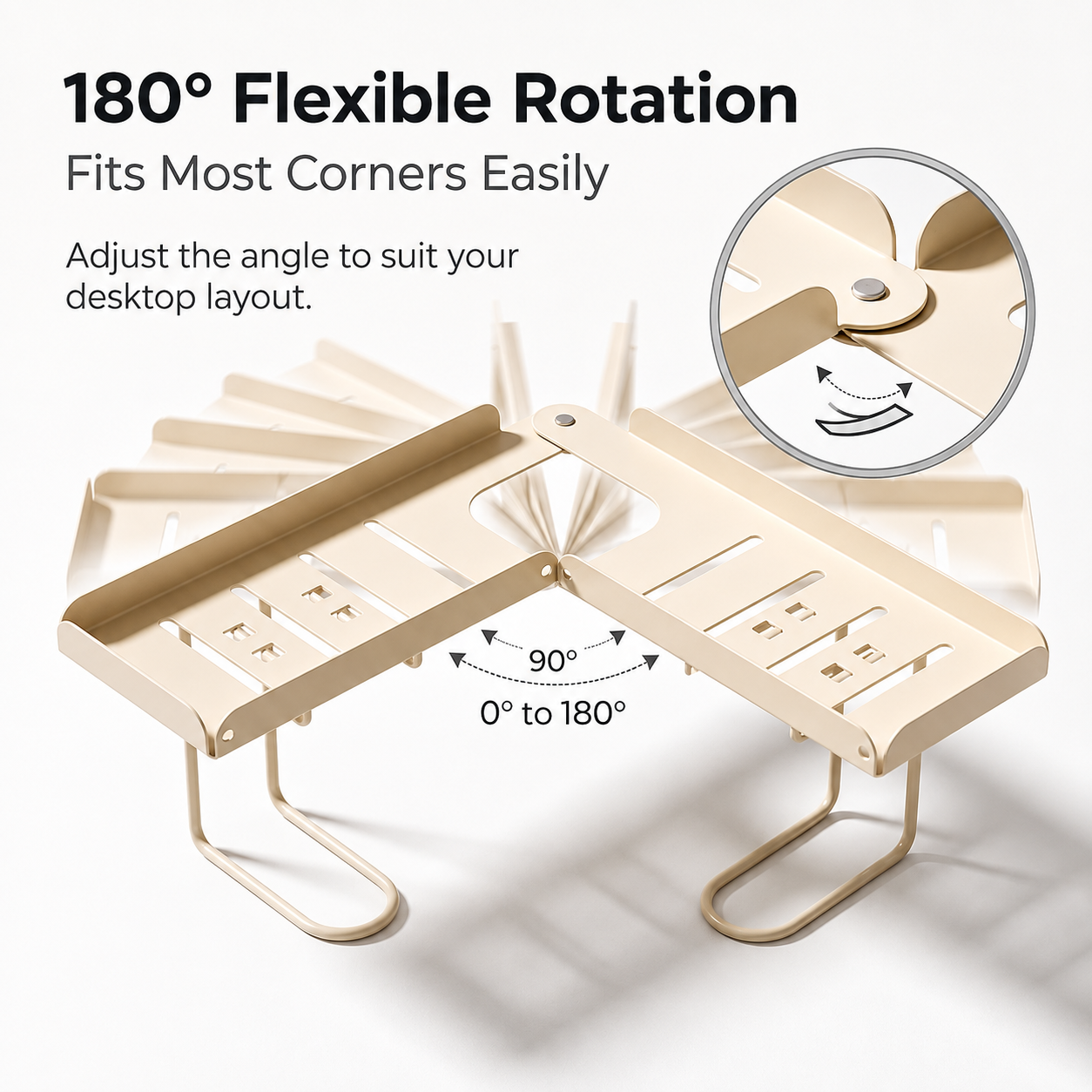 🔥Adjustable Foldable Over-Faucet Shelf Organizer