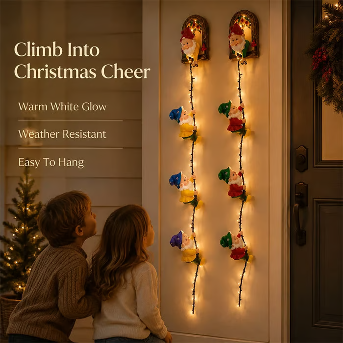 💥 LAST DAY 49% OFF - Christmas Gnome String Lights | Festive Holiday Decor Lights, Buy 2 Get Free Shipping