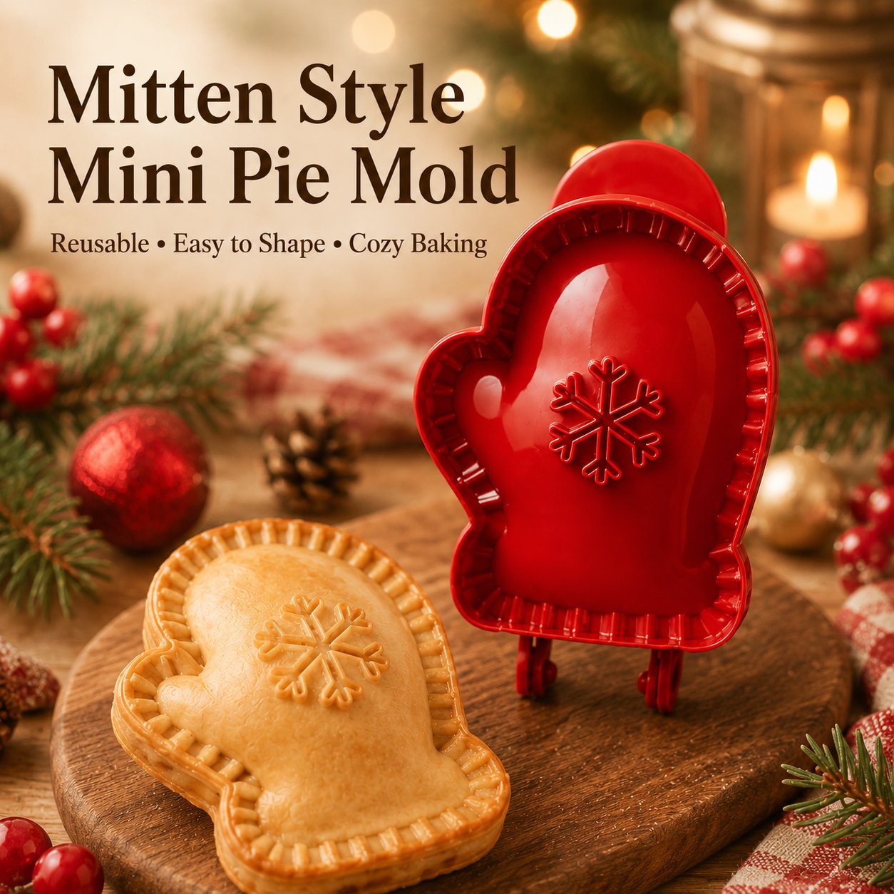 🥧Beginner‑Friendly Mini Hand Pie Press Mold | 6 Shapes Easy Homemade Pastry Dough Press Mould 🍎