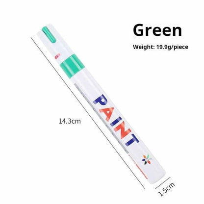 🎨 Oil-Based Paint Marker Pen | Waterproof & Quick-Dry | Tires, Shoes, Glass, Metal & More |  12 Colors