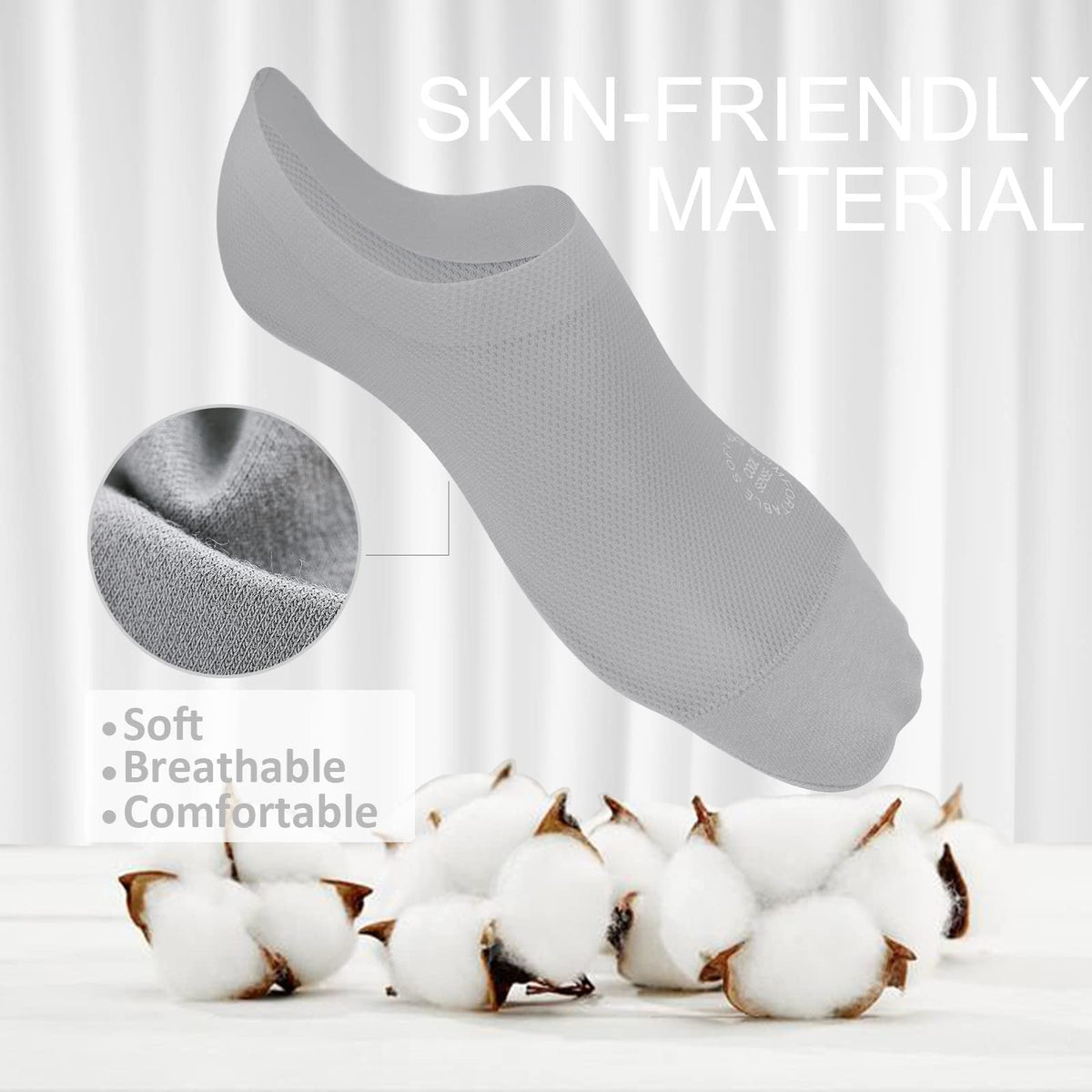 🔥Ultra Thin Liner Non Slip No Show Socks
