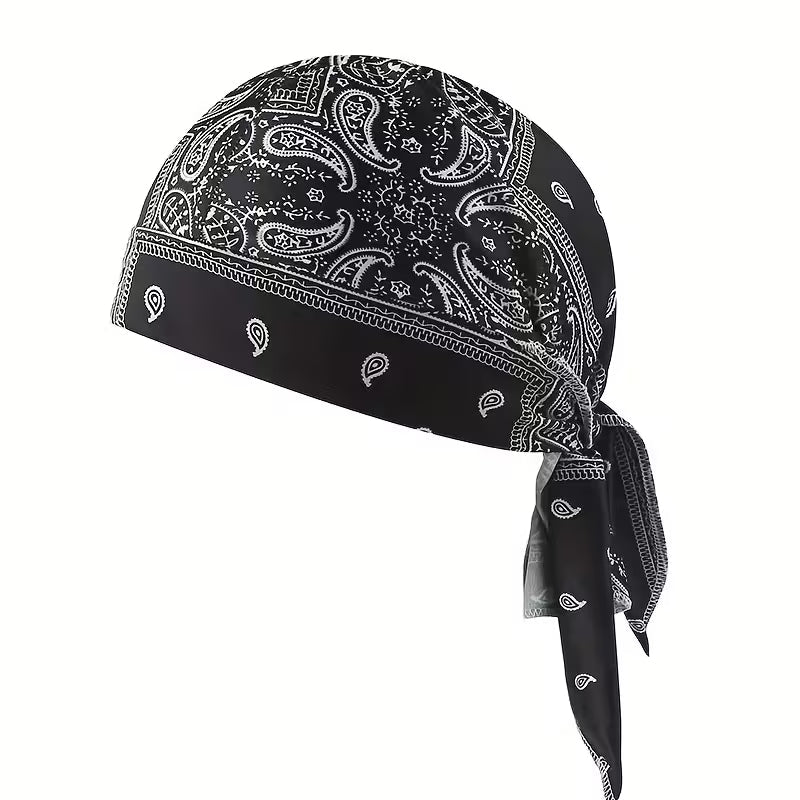 🌞Paisley Cooling Headscarf Cap, Breathable Sweat‑Wicking Sun Protection Head Wrap