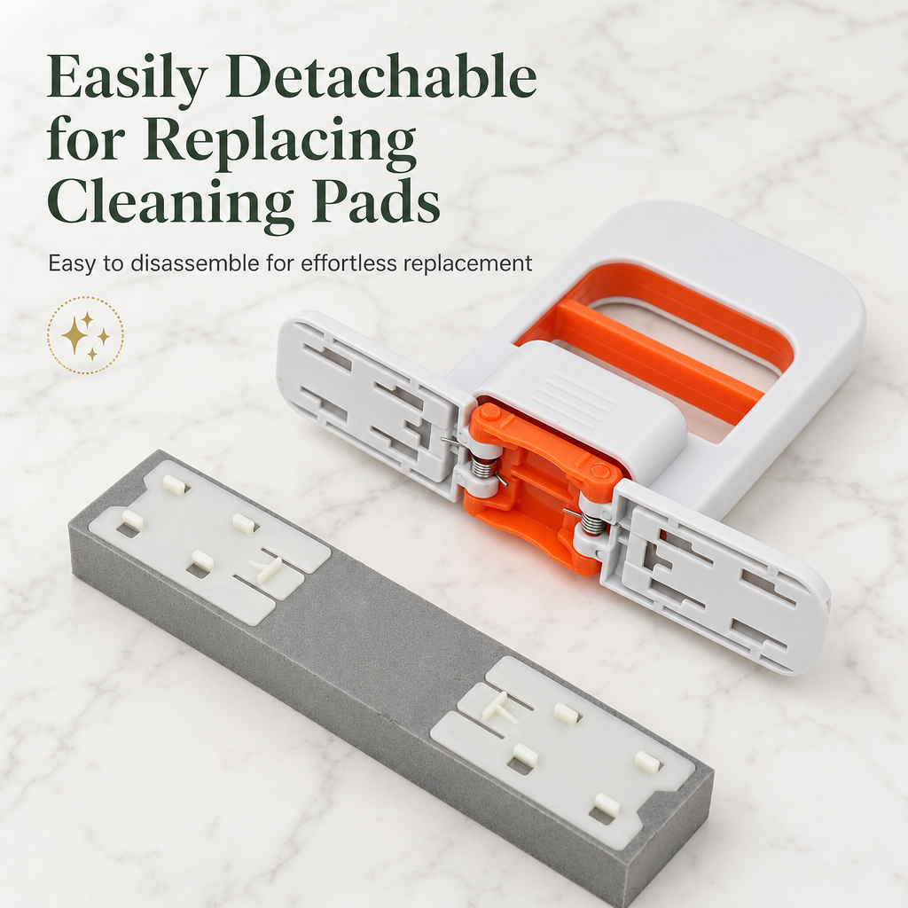 Handheld Mini Mop for Streak-Free Counters and Spotless Surfaces