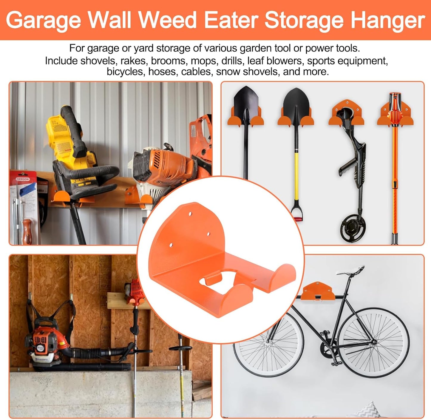 🔥Limited Time 50% Off✨Wall‑Mount Garage Organizer Hanger for Tools & Ladders