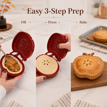 🥧Beginner‑Friendly Mini Hand Pie Press Mold | 6 Shapes Easy Homemade Pastry Dough Press Mould 🍎