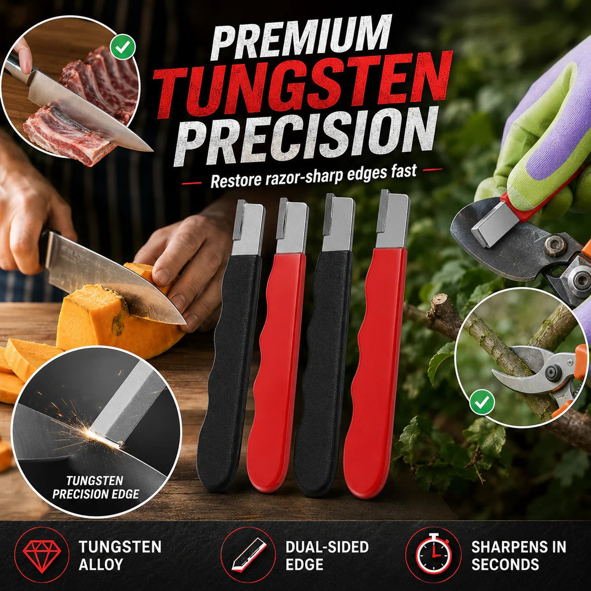 🛠️EdgePro Compact Tungsten Blade Sharpener