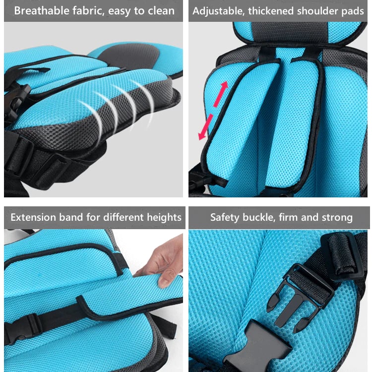 Auto Child Safety Seat-Simple Car Portable Seat  Belt
