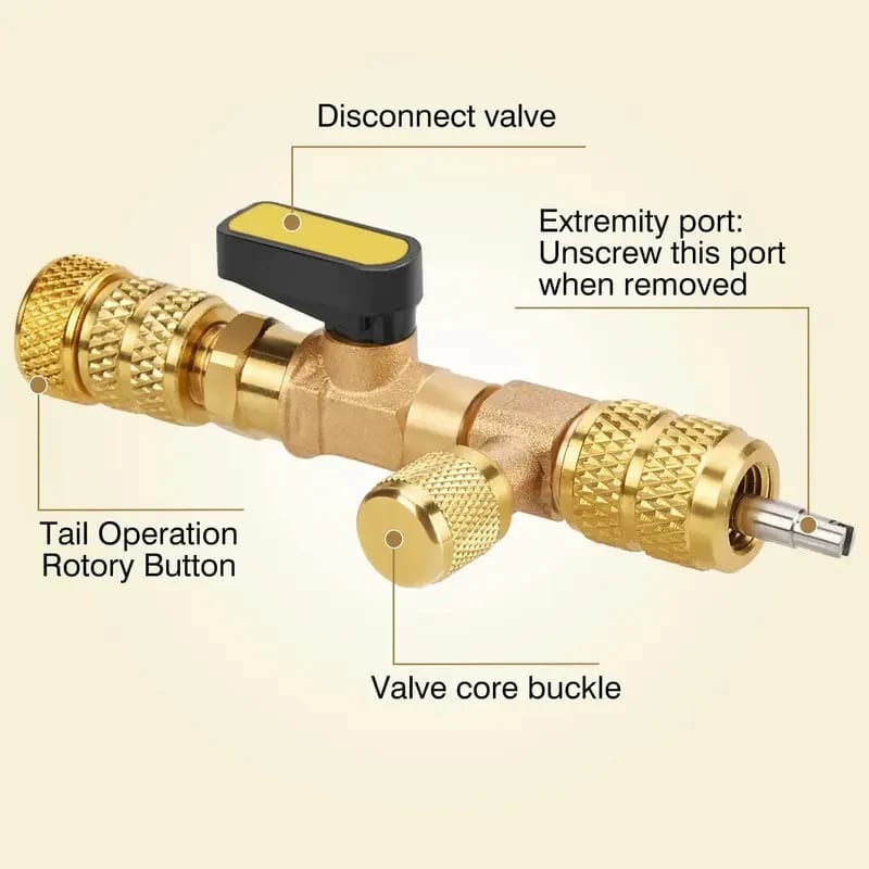 🔥Limited Time 50% Off✨AC Valve Core Remover & Installer Professional Kit