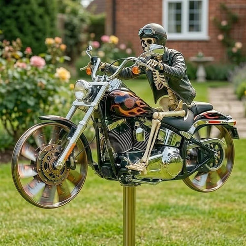 ✨Skull Motorcycle Windmill（2D）