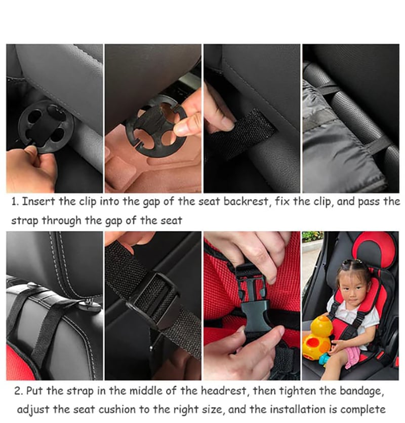 Auto Child Safety Seat-Simple Car Portable Seat  Belt