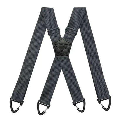 ⏰Men's X-Back Suspenders with Hook  Clips