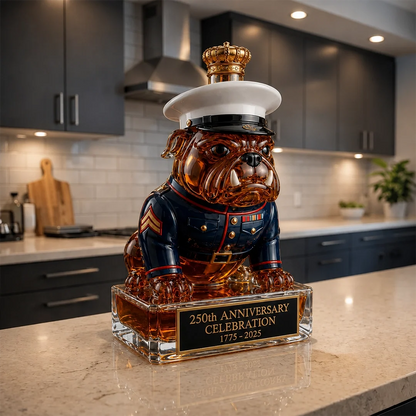 🔥 Limited-Time Offer | 250th Anniversary Military-Inspired Bulldog Whiskey Decanter Set
