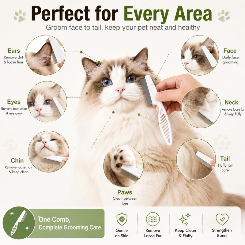 🔥Pet Face Comb Set for Cats & Dogs-2Pack
