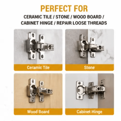 🔩 6×14mm Short Expansion Screw Set for Cabinet Hinge Repair & Stripped Thread  Restoration