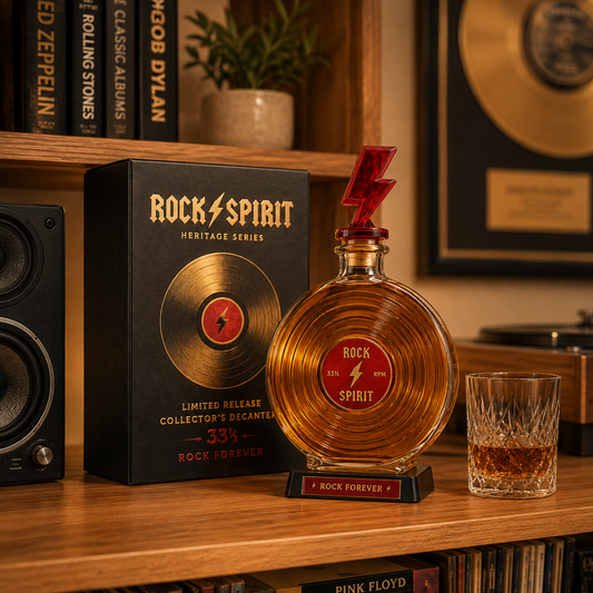 🎸Rockfire Six-String Spirit Guitar Whiskey Decanter – Rock & Roll Collector’s Edition