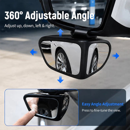 ⏰BUY 1 GET 1 FREE🔥 360° Wide‑Angle Blind Spot Rearview Mirror
