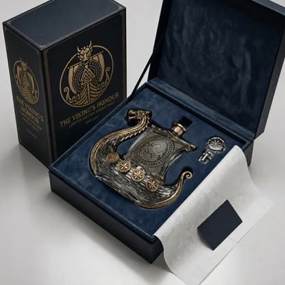 🛡️⚔️The Viking's Honour - Limited Edition Crystal Whiskey Decanter