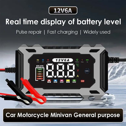 🔌🚗12V/24V Smart Battery Charger, Maintainer & Trickle Charger 🔋