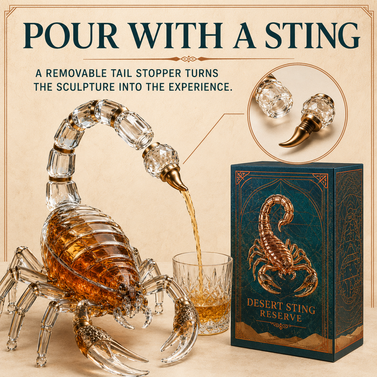 🔥Desert Sting Reserve Scorpion Whiskey