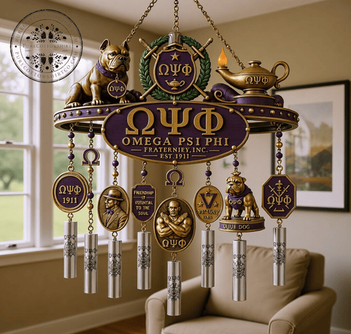 Omega Psi Phi Fraternity Wind Chime
