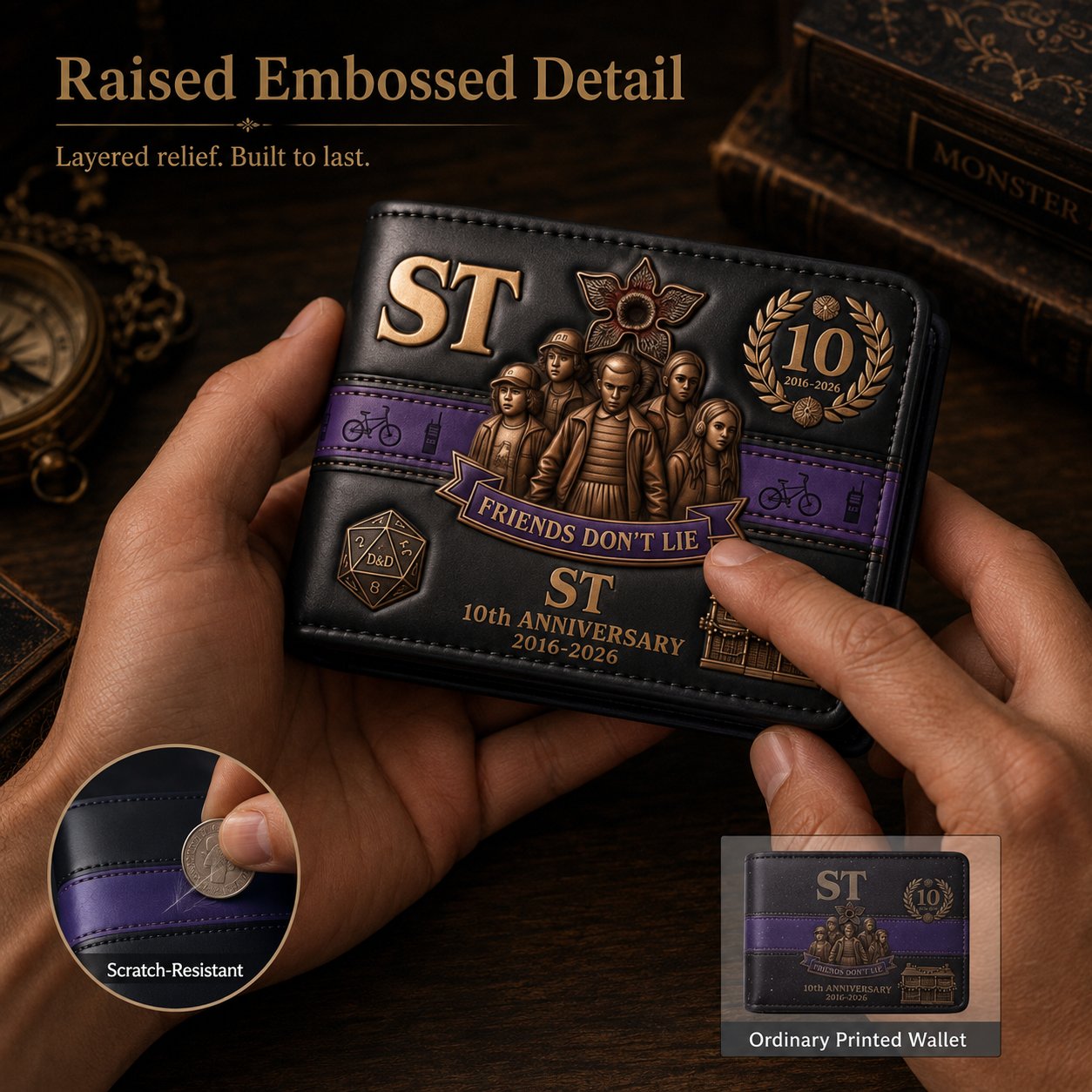 🦇Dark Universe Collector's Edition Wallet | Gothic Horror Themed Collectible Wallet Accessory