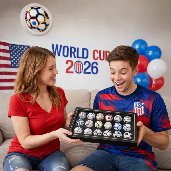 🏆 Collection of handcrafted mini soccer balls (1970–2026) – 2026 World Cup Sale 🔥 Discounts of up to 50%!