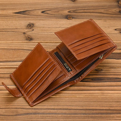 💕Hot Sale 30% Off💖👛Vintage Top‑Grain Genuine Leather Men’s Wallet