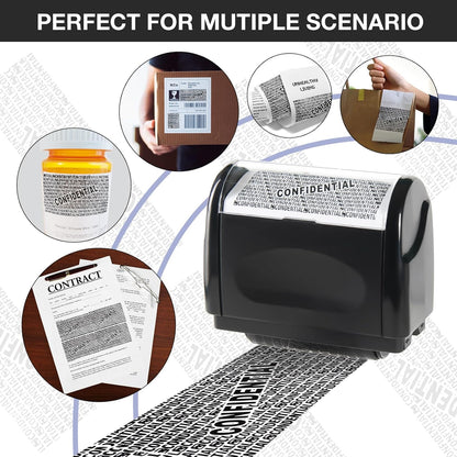🔥🔥Privacy Protection Security Roller Stamp — Address & Billing Info Blocker, Home & Office Mailing Essentials 100m Long-Lasting Roll