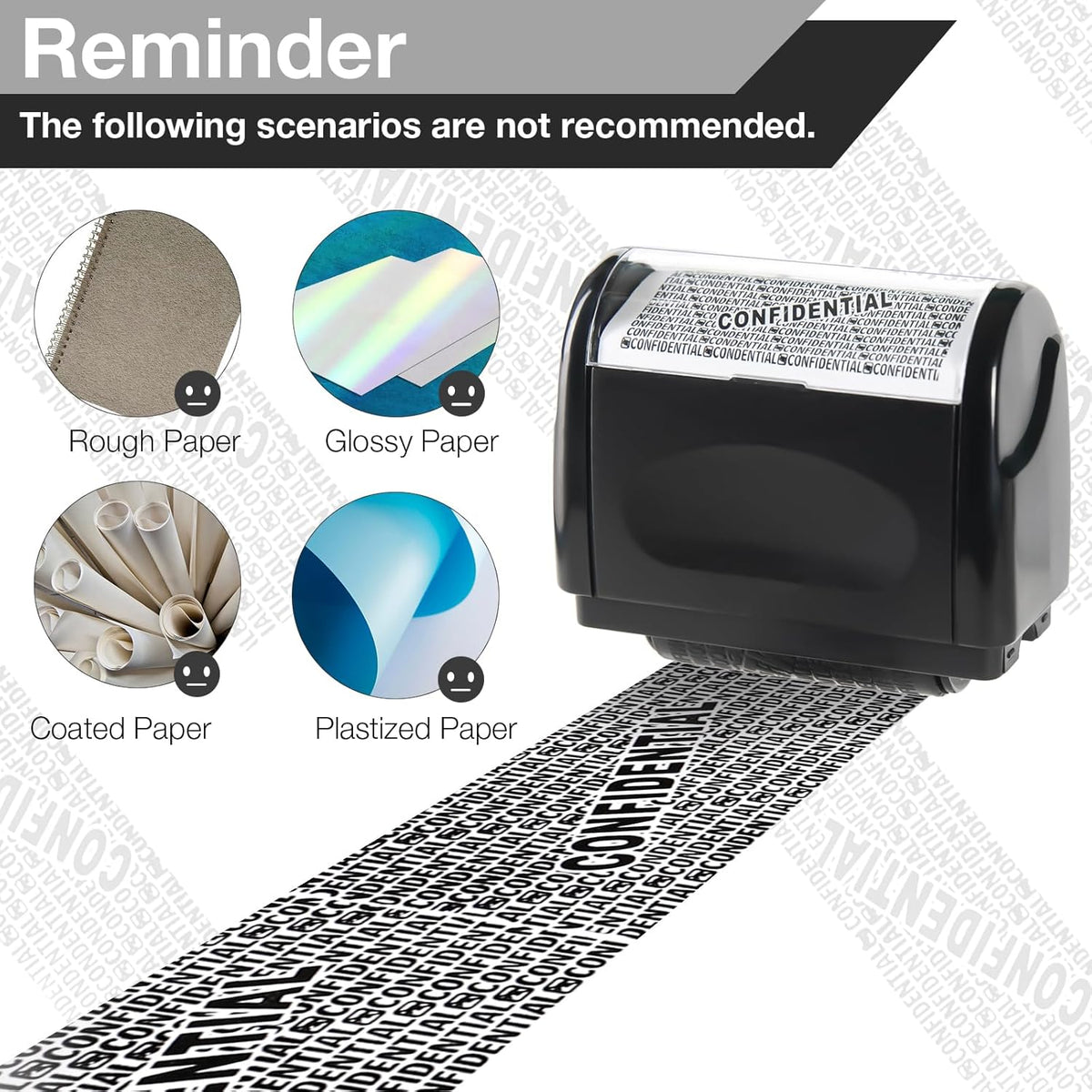 🔥🔥Privacy Protection Security Roller Stamp — Address & Billing Info Blocker, Home & Office Mailing Essentials 100m Long-Lasting Roll