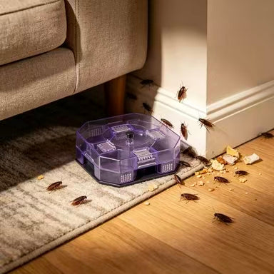 🔥Reusable Effective Cockroach Trap, Non-Toxic Sticky Roach Catcher for Indoor Home & Kitchen Pest Control